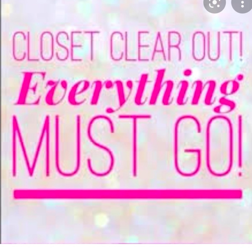 Closet clear out
